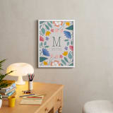 "Forest Flowers" - Personalized Art Print in Forest by Zani van Zyl - In a Room