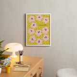 "Marcella" - Personalized Art Print in Mustard by Nieves Herranz - In a Room