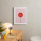 "Lolli Pop" - Art Print in bubblegum by Maja Cunningham - In a Room