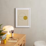 "Basketball" - Art Print in Neutral by Beth Vassalo - In a Room