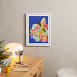 "Butterfly Dream" - Art Print in Cobalt Blue by Eunmee Studio - In a Room