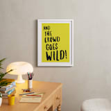 "Buzzer Beater" - Art Print in Lemon Lime by Keen Peachy - In a Room