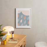 "Spring Rain" - Art Print in Blush by Iveta Angelova - In a Room