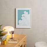 "The Next Adventure" - Art Print in Sunny Sky Blue by Anika Orrock - In a Room