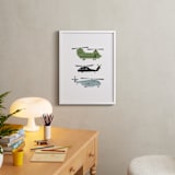 "Chopters" - Art Print in Steel by Rebecca Smith - In a Room