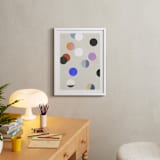 "playful circles I" - Art Print in Gumdrops by Sumak Studio - In a Room