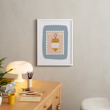 "Oh Buoy" - Art Print in Slate by Nadia Hassan - In a Room