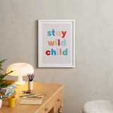 "My type I" - Art Print in Beige by Creo Study - In a Room