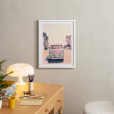 "Retro Times" - Art Print in Retro pink by Caroline Mint - In a Room