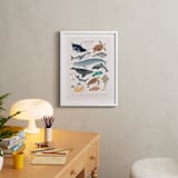 "Ocean animals endangered" - Art Print in Ivory by Sabrin Deirani - In a Room