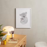 "suzette" - Art Print in grey by chocomocacino - In a Room