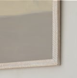 "Grey and Bone Complete" - Art Print in Bone and Grey by Angela Simeone - Frame Close-up
