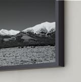 "Reach New Heights" - Art Print in Charcoal by Ana V. Ramirez - Frame Close-up