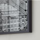 "La Grande Arche Paris_Photo collage" - Art Print in Black & White by katkerrart - Frame Close-up