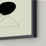 "Hard Rock" - Art Print in Parchment by Elliot Stokes - Frame Close-up