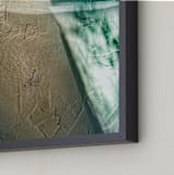 "Coastal Shadows" - Art Print in Summer Day by Von Sides - Frame Close-up