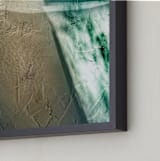 "Coastal Shadows" - Art Print in Summer Day by Von Sides - Frame Close-up