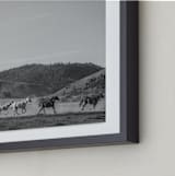 "wild wild west II" - Art Print in Western Grey by Sara Hicks Malone - Frame Close-up