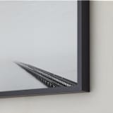 "Never-Ending Bridge" - Art Print in Grey Shades by Marker Girl - Frame Close-up