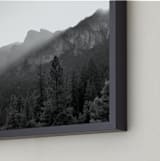 "Yosemite First Rays" - Art Print in Black & White by Sea and Sky - Frame Close-up