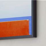 "Lonely horizons looking for summer" - Art Print in Sunglow by Massimiliano Massimo Borelli - Frame Close-up