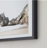 "Praia da Ursa" - Art Print in Storm Gray by Hi Uan Kang Haaga - Frame Close-up