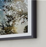 "Double The Oaks" - Art Print in Smalt Blue by Candice Estep - Frame Close-up