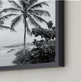 "Coconut gate" - Art Print in black by Eliane Lamb - Frame Close-up