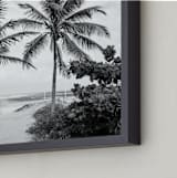 "Coconut gate" - Art Print in black by Eliane Lamb - Frame Close-up