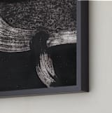 "Majestic Humpback Whale" - Art Print in Deep Sea by Sabrin Deirani - Frame Close-up