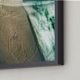 "Coastal Shadows" - Art Print in Summer Day by Von Sides - Frame Close-up