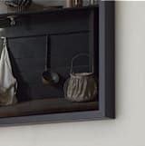 "Comfort Room" - Art Print in Earthy Brown by Andy Mars - Frame Close-up