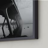 "Life is Foggy" - Art Print in Foggy Black by Curtis Newkirk - Frame Close-up