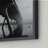 "Life is Foggy" - Art Print in Foggy Black by Curtis Newkirk - Frame Close-up