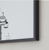 "Ride In The Sky" - Art Print in Silver by PHEP Design Studio - Frame Close-up