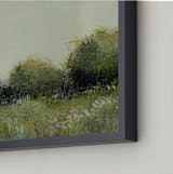 "Margins" - Art Print in Grass by Katie Mulder - Frame Close-up
