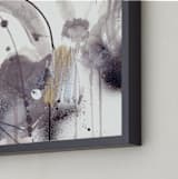 "Melt" - Art Print in Inky Black by ADRIENNE JACKSON - Frame Close-up