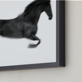 "Pure Energy" - Art Print in Black by Irene Suchocki - Frame Close-up