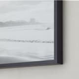 "Monochrome Coasts" - Art Print in Monochrome by Matthew Sampson - Frame Close-up