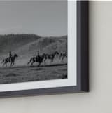 "wild wild west I" - Art Print in Western Grey by Sara Hicks Malone - Frame Close-up