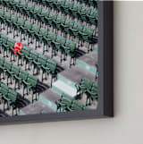 "Williamsburg" - Art Print in Stadium Green by Owl and Toad - Frame Close-up