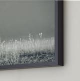 "Morning Impressions" - Art Print in Misty Grey by Gabrial Reising - Frame Close-up