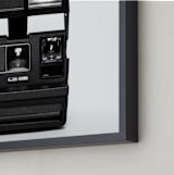 "In an Instant" - Art Print in Black & White by 1885 Atelier - Frame Close-up