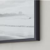 "Monochrome Coasts" - Art Print in Monochrome by Matthew Sampson - Frame Close-up