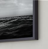 "Lost At Sea" - Art Print in black and White by Cade Cahalan - Frame Close-up