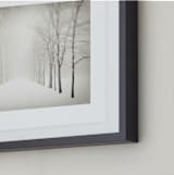 "Winter Journey" - Art Print in Sepia by Gabrial Reising - Frame Close-up