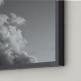 "Stormy Skies" - Art Print in Grey by Claire Duda - Frame Close-up