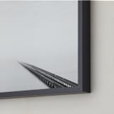"Never-Ending Bridge" - Art Print in Grey Shades by Marker Girl - Frame Close-up