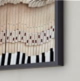 "Key Rehab" - Art Print in Oxblood by Poppy A - Frame Close-up