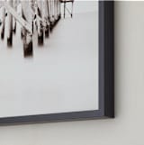 "The Full Length of Waves" - Art Print in Seagull by Matthew Koehnemann - Frame Close-up